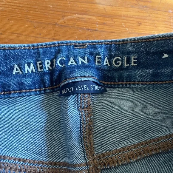 American Eagle Outfitters Light Blue Jeggings - Picture 5 of 8